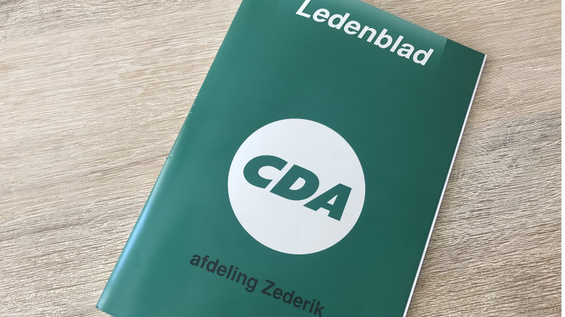 Laatste editie ledenblad Zederik